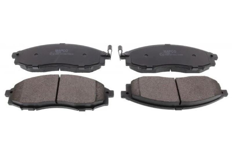 Image of MAPCO 6925 Brake pad set Front Axle, with acoustic wear warning, with anti-squeak plate Brake Pad Set,disc brake (402)