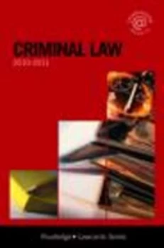 Image of Criminal Law by Routledge Book
