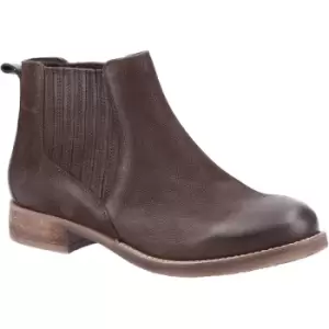 Image of Hush Puppies Womens Edith Slip On Leather Chelsea Boots UK Size 3 (EU 36)