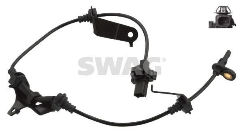 Image of ABS sensor SWAG 33 10 5883