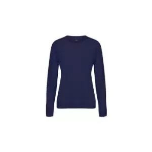 Image of Island Green Ladies Supersoft Crew Kneck Jumper - Navy - M
