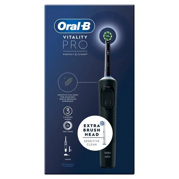 Image of Oral B Vitality PRO Black Electric Toothbrush