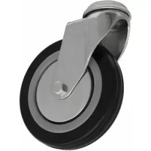 image of Sealey - SCW1125SB Castor Wheel Bolt Hole Swivel Ø125mm