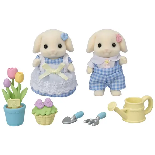 image of Blossom Gardening Set -Flora Rabbit Sister & Brother