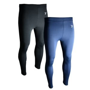 Image of Precision Essential Base-Layer Leggings Adult Navy - Large