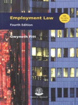 Image of Employment Law by Gwyneth Pitt Book