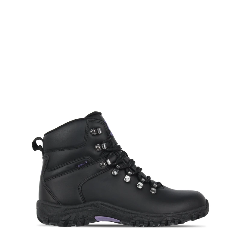 Image of Gelert Leather Waterproof Walking Boots Womens Black female 4 (37)