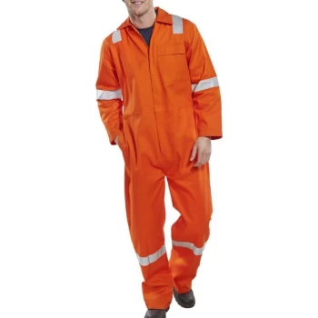 Fire Retardant Nordic Design Boilersuit Orange - Size 36