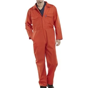 Image of Click Workwear Boilersuit Size 34 Orange Ref PCBSOR34 Up to 3 Day