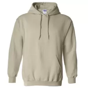 image of Gildan Heavy Blend Adult Unisex Hooded Sweatshirt / Hoodie (M) (Sand)