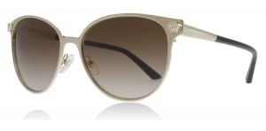 image of Versace VE2168 Sunglasses Brushed Pale Gold 133913 57mm