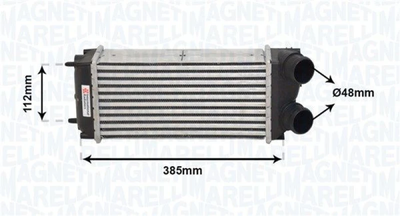 Image of MAGNETI MARELLI Intercooler MAGNETI MARELLI 351319205090