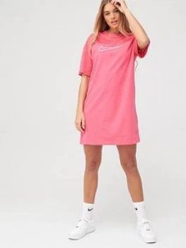 Image of Nike NSW Mesh Dress - Watermelon, Watermelon, Size S, Women