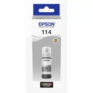 image of Epson 114 Ecotank Grey Ink Bottle