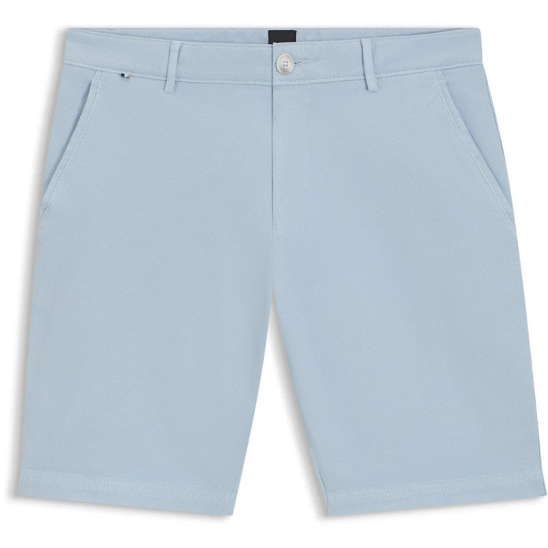 Image of Boss Mens Straight Leg Trousers Light/Pstl Blue male 30W R