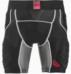 image of Fly Racing Barricade Compression Protector Shorts, black, Size L, black, Size L