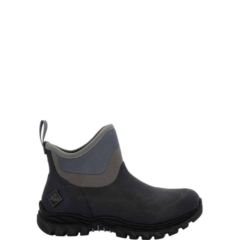 Image of Muck Boots Womens Arctic Sport II Waterproof Ankle Boots UK Size 5 (EU 38) Black/Grey MUC151-BLACK-5