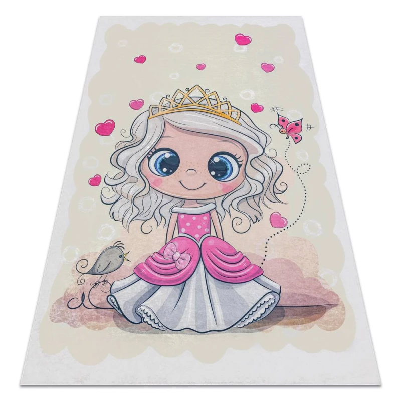 Image of RugsX Bambino Rug in Yellow Size: 160cm x 220cm Yellow Unisex 160cm x 220 cm