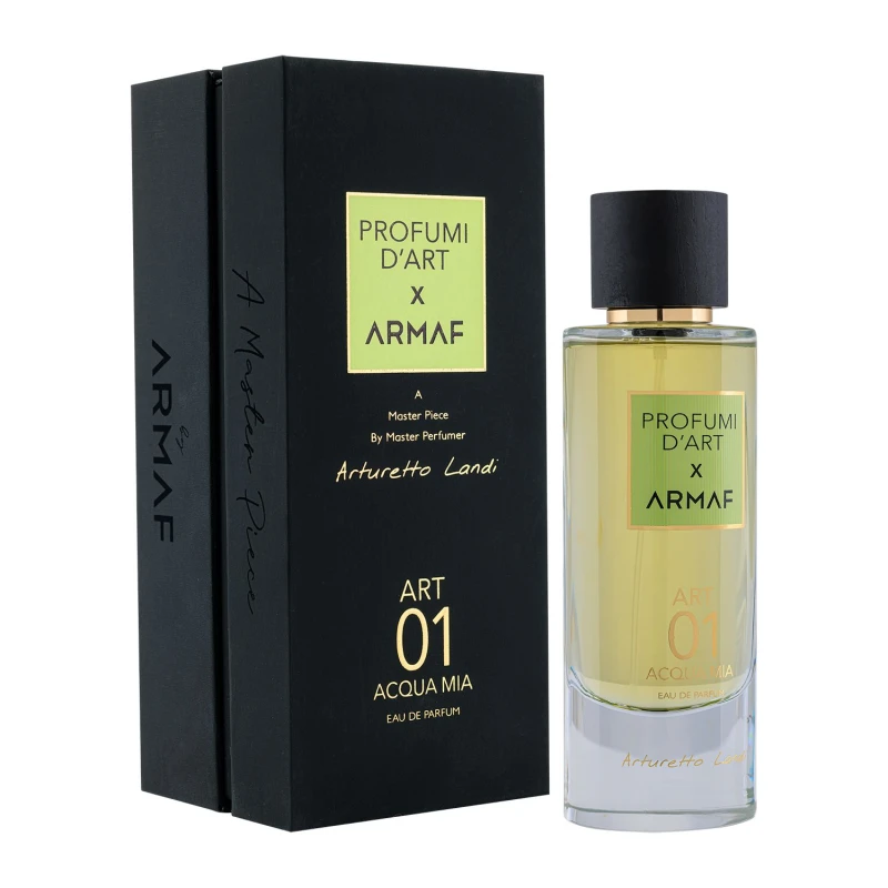 Image of Armaf Mens Profumi D'Art 01 Acqua Mia Eau de Parfum 105ml in Black Size: 100ml Black Male 100ml