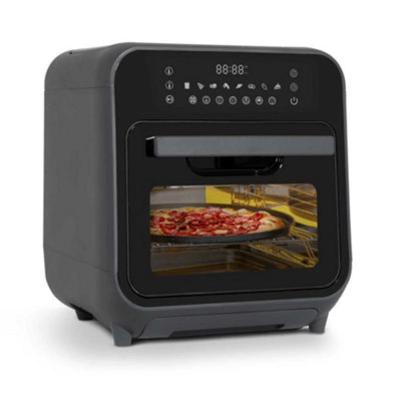 Image of Baridi Steam Air Fryer Oven, Self-cleaning, 8 Preset Programs, 1635W, 15L, Black DH171