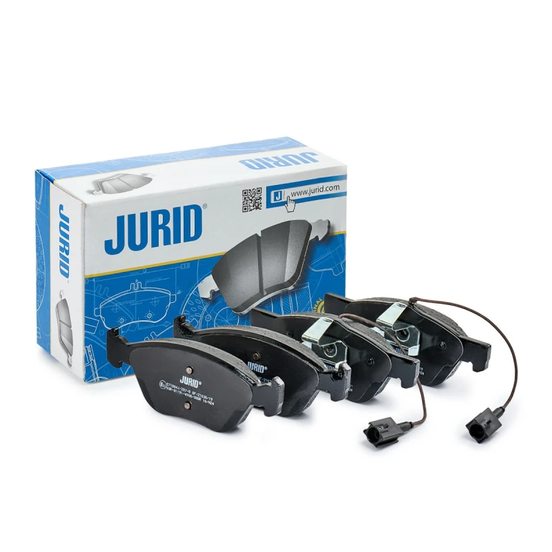 Image of JURID 571884J Brake pad set incl. wear warning contact, without accessories Brake Pad Set,disc brake (402)