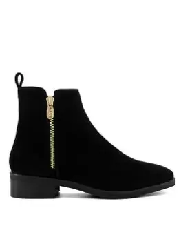 image of Dune London Dune London Progress Ankle Boots, Black, Size 4, Women