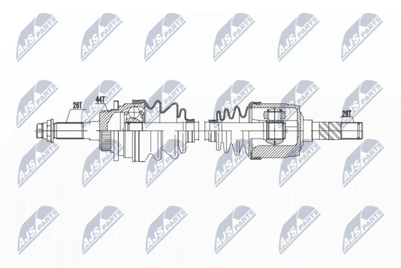 Image of NTY Drive shaft NTY NPW-MZ-070