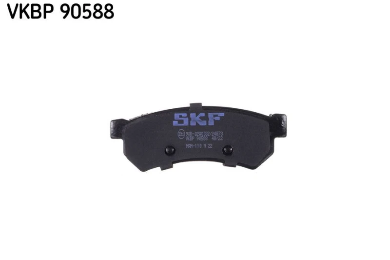 Image of SKF VKBP 90588 Brake pad set not prepared for wear warning indicator Brake Pad Set,disc brake (402)
