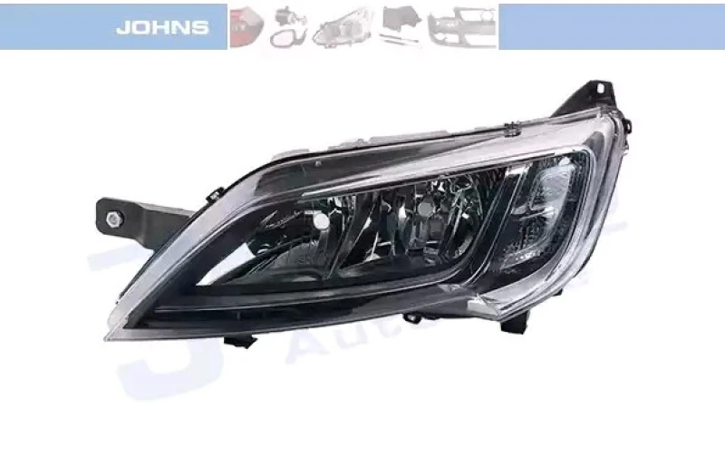 Image of JOHNS 30 44 09-5 Headlights H7/H7, Left, with motor for headlamp levelling Headlight (259)