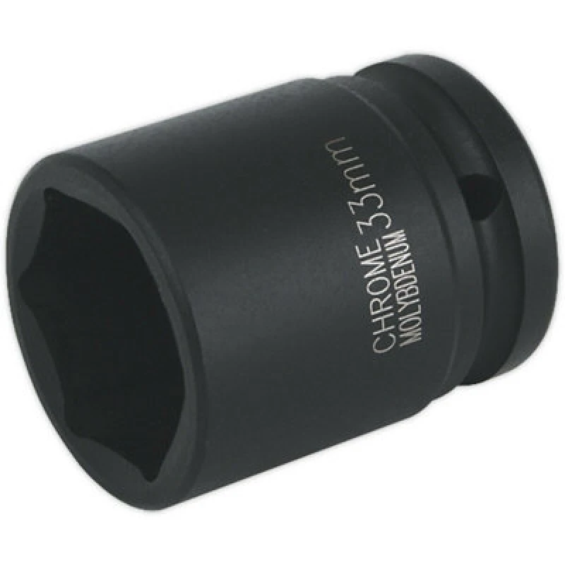 Image of Loops 33mm Forged Impact Socket - 3/4" Sq Drive - Chromoly Impact Wrench Socket Multi