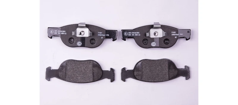 Image of HELLA Brake pad set HELLA 8DB 355 008-431