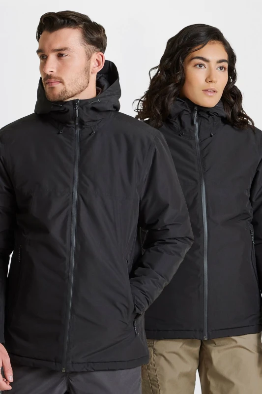 Image of Craghoppers Craghoppers Unisex 'Expert Thermic' Insulated Jacket in Black Size: Small Black S Unisex 5054904638451