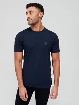 Image of BOSS Tales T-Shirt - Dark Blue, Dark Blue Size M Men