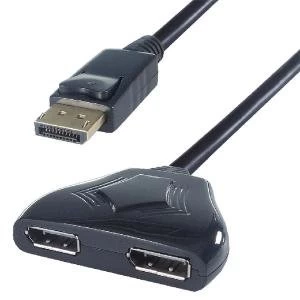 Image of Connekt Gear 25cm Display Port Monitor Splitter Cable 25-1020