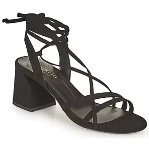 image of Minelli TATIA womens Sandals in Black,7