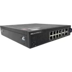 image of DELL N-Series N1108EP-ON Managed L2 Gigabit Ethernet (10/100/1000) Black 1U Power over Ethernet (PoE)