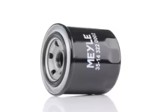 Image of MEYLE Oil filter OPEL,HYUNDAI,MAZDA 35-14 322 0002 3252732,3252742,5021023 Engine oil filter 2630021A00,2630035054,2630035056,2630035500,2630035501