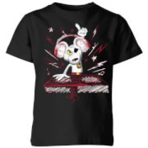 image of Danger Mouse DJ Kids T-Shirt - Black - 11-12 Years