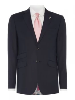 image of Ted Baker Mens Romar Pindot Suit Jacket Blue