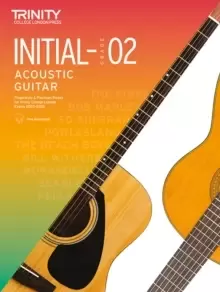 Image of Trinity College London Acoustic Guitar Exam Pieces 2020-2023: Initial-Grade 2