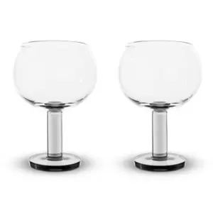 image of Tom Dixon Dixon Puck Balloon Glass - Set of 2 - Clear