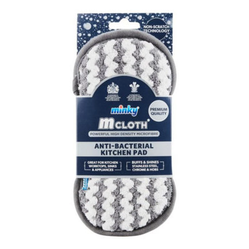 Image of Minky M Cloth Antibacterial Cleaning Pad White