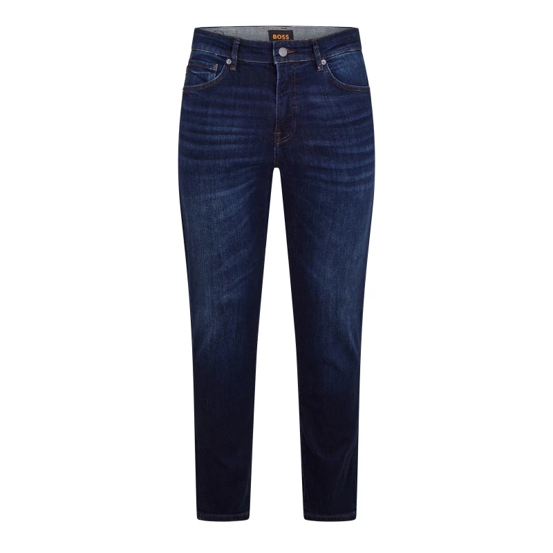 Image of Boss Mens Maine Slim Fit Jeans Dark Blue male 38W R