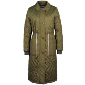 Image of Barbour Womens Astley Quilted Jacket Dk Moss 12