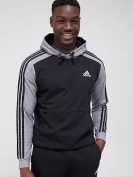 Image of adidas Melange Hoodie - Black, Size L, Men