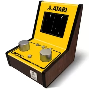 image of Blaze Atari Pong Mini Arcade with 12 Retro Games