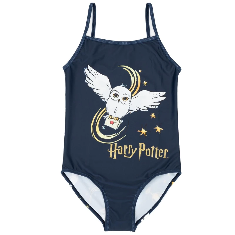 Image of Harry Potter 1 Piece Swimming Costume Blue