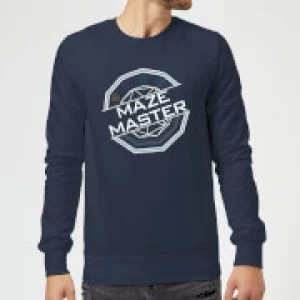 Image of Crystal Maze Maze Master Sweatshirt - Navy - 3XL
