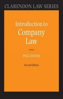 Image of Introduction to company law by Paul Davies