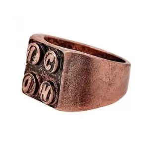 Image of Icon Brand Base metal Size Large Building Block Ring